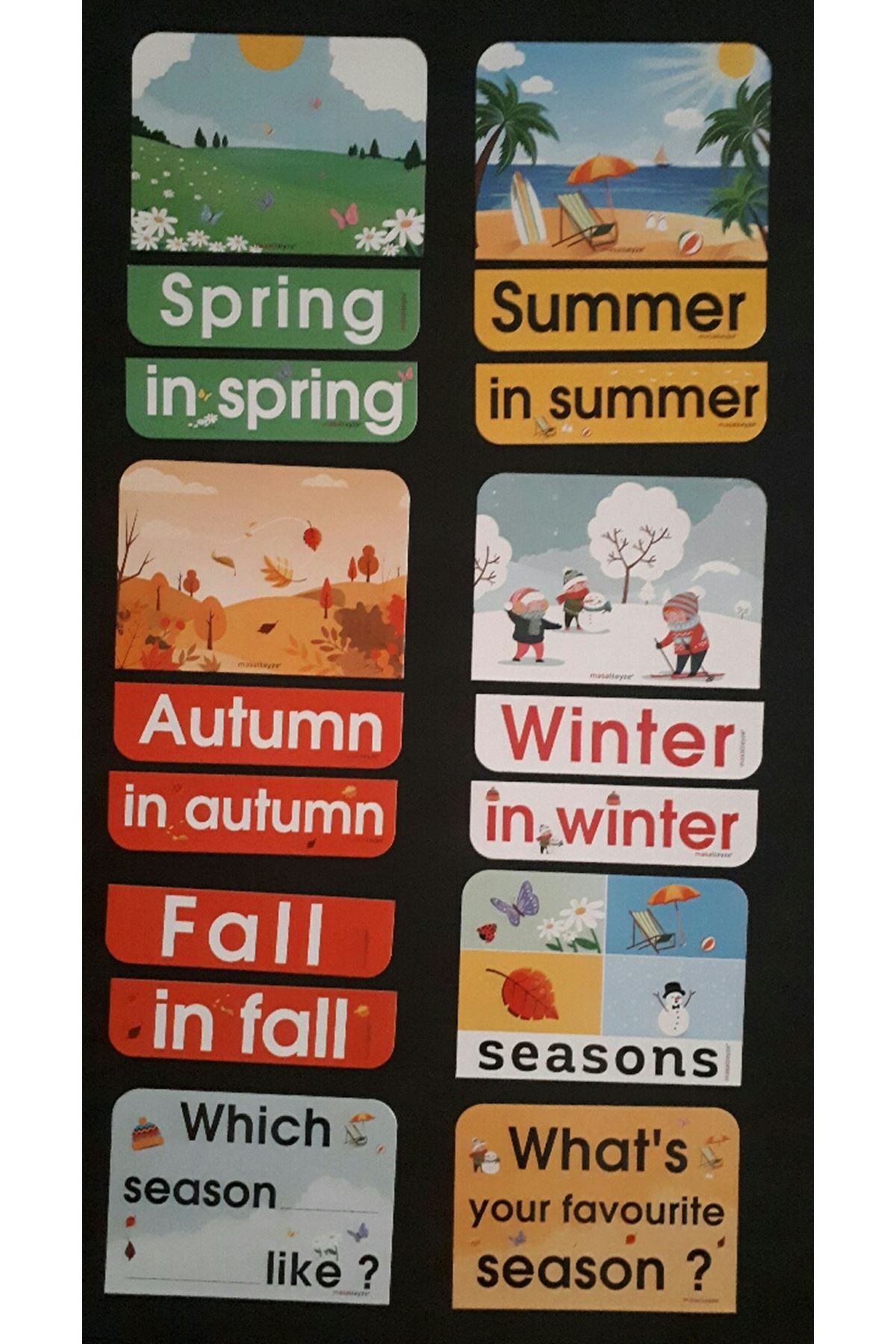 Seasons Magnet Set